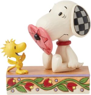Figurine Snoopy au nez en forme de cœur Peanuts by Jim Shore