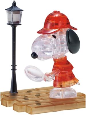 Puzzle Crystal 3D Snoopy Détective, 34 pièces