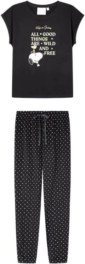 Pyjama femme Happy Snoopy Women'secret à pantalon long
