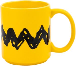 Mug Snoopy Peanuts en céramique 350 ml Jaune Snoopy