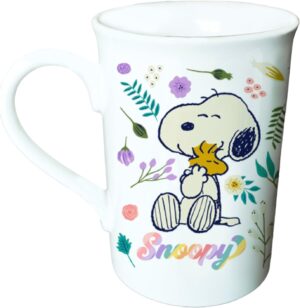 Tasse Snoopy Peanuts en porcelaine blanche 330 ml