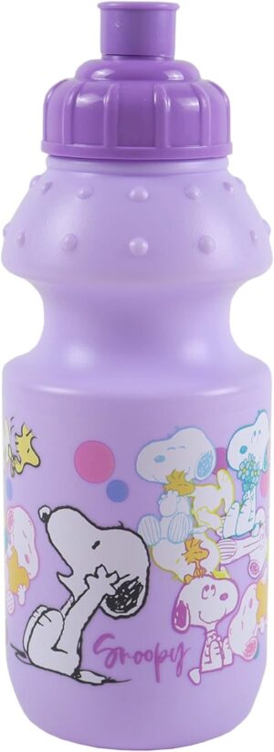 Gourde sport violette Snoopy 350 ml