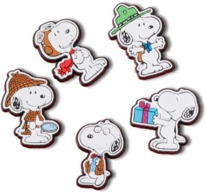 Lot de 3 Jibbitz Snoopy Peanuts pour chaussures Crocs