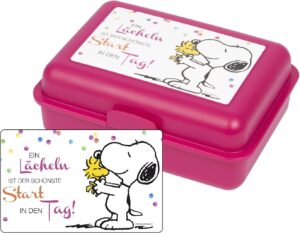 Boîte déjeuner Snoopy Peanuts avec séparateurs