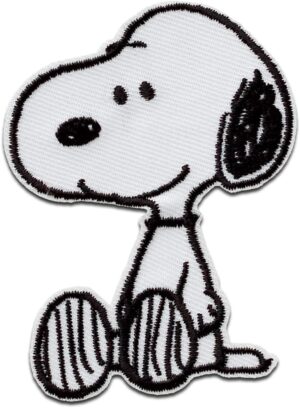 Écusson thermocollant Snoopy Peanuts 7,6 x 5,7 cm