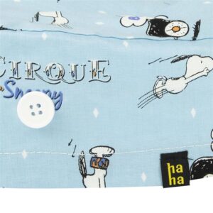 Bonnet Snoopy Boom bleu pour homme en 100 % coton