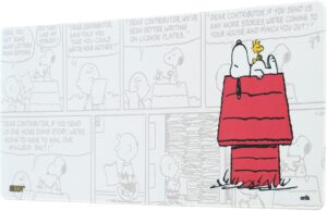 Tapis de bureau XXL Snoopy 80 x 35 cm pour souris