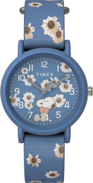 Montre Timex Peanuts Snoopy 34 mm à cadran blanc