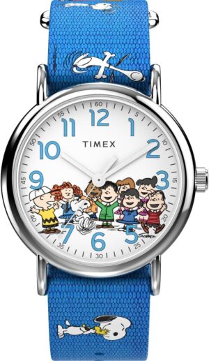 Montre Timex Weekender x Peanuts Snoopy, quartz analogique mixte