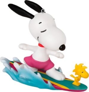 Décoration souvenir Peanuts Snoopy et Woodstock surf
