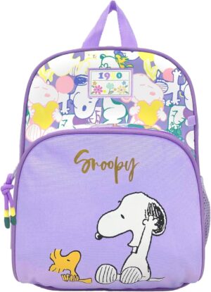Sac à dos enfant Snoopy violet 30 - 1950