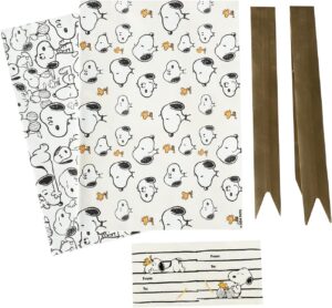 Set cadeau Snoopy Peanuts avec 2 feuilles 50x70 et accessoires