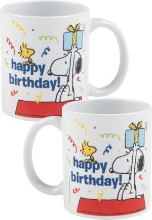 Tasse Peanuts Snoopy Happy Birthday en céramique 320