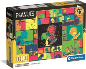 Puzzle Snoopy Peanuts 1000 pièces Compact Box Clementoni