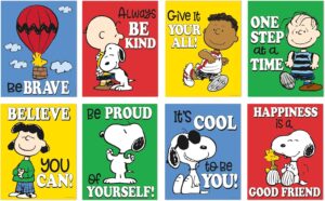Lot de 8 mini affiches Snoopy Peanuts 838003, 27,9 x 35,6 cm