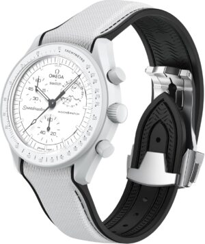 Bracelet incurvé Snoopy pour Omega x Swatch MoonSwatch, boucle pliable 20 mm