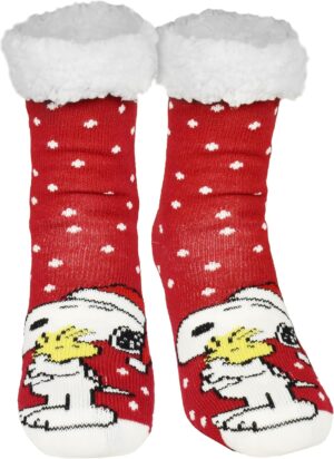 Chaussettes de maison femme Peanuts Snoopy, tailles 35/38 EU et 39/42 EU