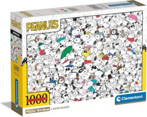Puzzle Peanuts Snoopy 1000 pièces avec poster dès 18 ans