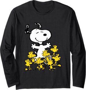 T-shirt Peanuts Snoopy à manches longues OPNT-0127