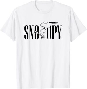 T-shirt de skate Snoopy Peanuts, illustration H06198