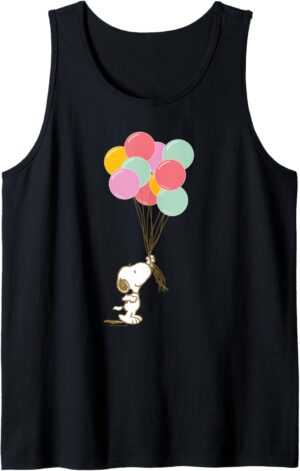 Débardeur Snoopy Peanuts motif ballons de baudruche