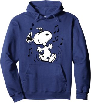 Sweat à capuche Peanuts Snoopy Dancing coupe classique