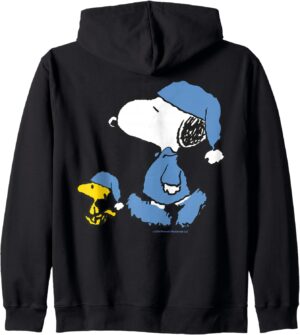 Sweat à capuche Peanuts Snoopy Bonne Nuit Bonnet de Nuit