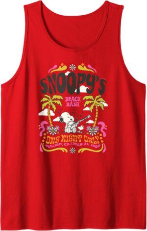 Débardeur Peanuts Snoopy Beach Bash, illustration H27698