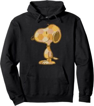 Sweat à capuche Peanuts Snoopy motif patchwork