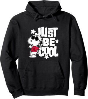 Sweat à capuche Peanuts Snoopy Joe Cool, design Sois Cool