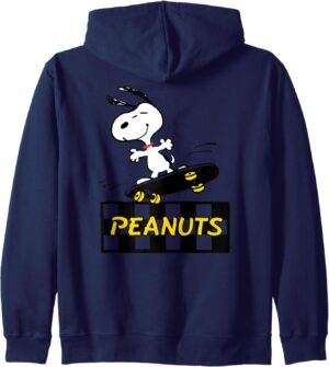 Sweat à capuche Snoopy skater Peanuts avec logo