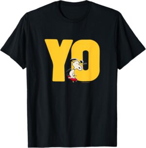 T-shirt streetwear skate Snoopy Peanuts