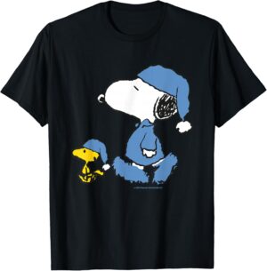 T-shirt Peanuts Snoopy Bonne Nuit avec bonnet de nuit