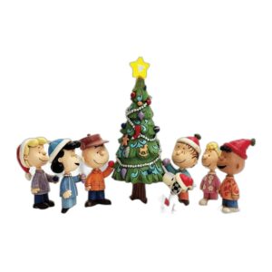 Figurine musicale LED Noël Charlie Brown et ses amis
