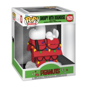 Figurine deluxe Snoopy sur sa niche